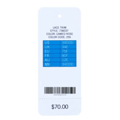 Alternative view of Premium RFID Hang Tag – Multi-Country Sizing & Inventory Management Solution