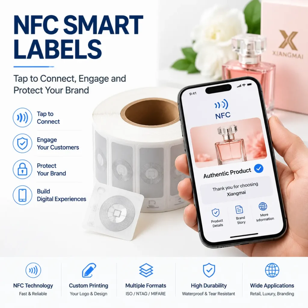 custom printed NFC smart labels