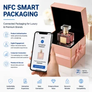 NFC smart packaging solution for luxury and beauty brands