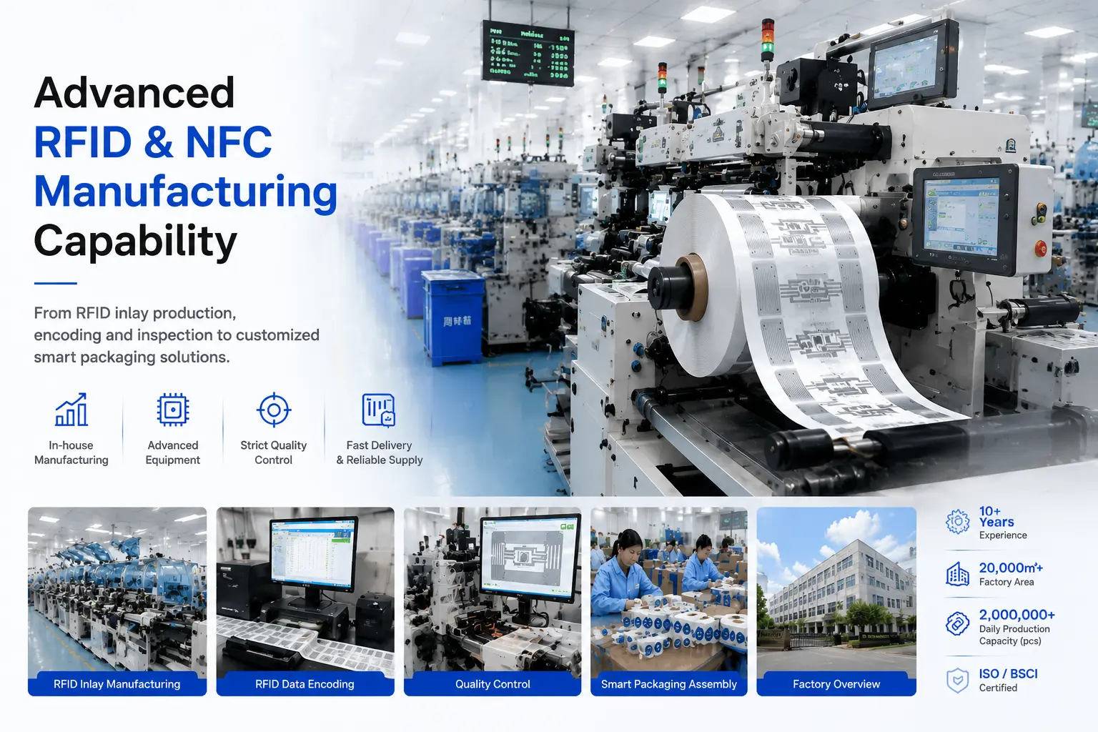 advanced RFID NFC manufacturing capability